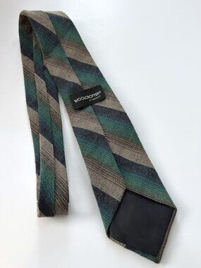 Eclectic grandpa Woolcrofter by Wembley vintage style wool blend tie